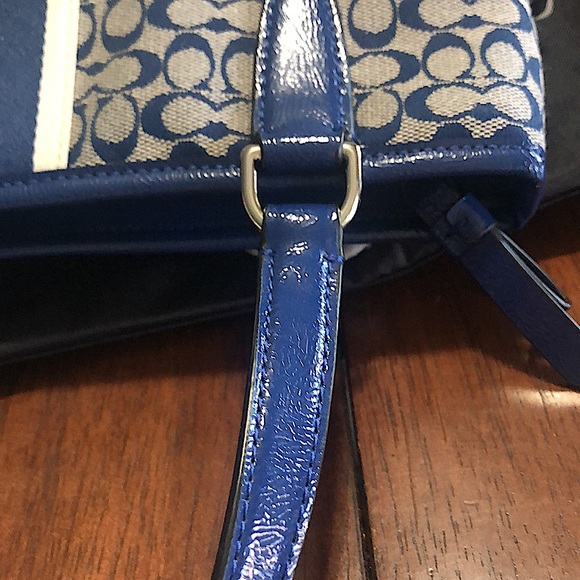 💙ISO💙Seeking long Patent Blue Leather Strap - Picture 2 of 3